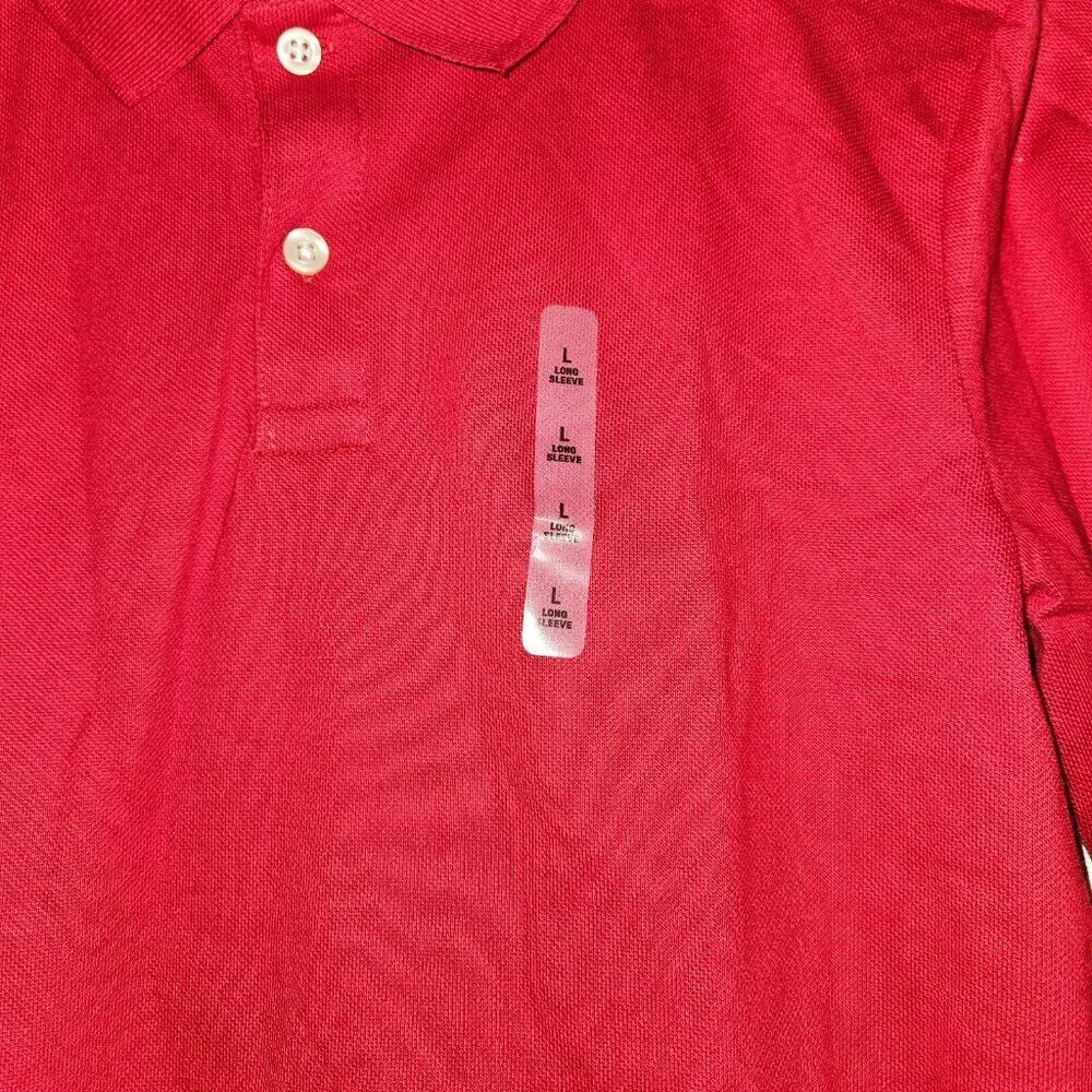 NEW 3 Children's Place TCP Polo Shirt Lot Boys Large 10-12 Red Blue Green LS SS
